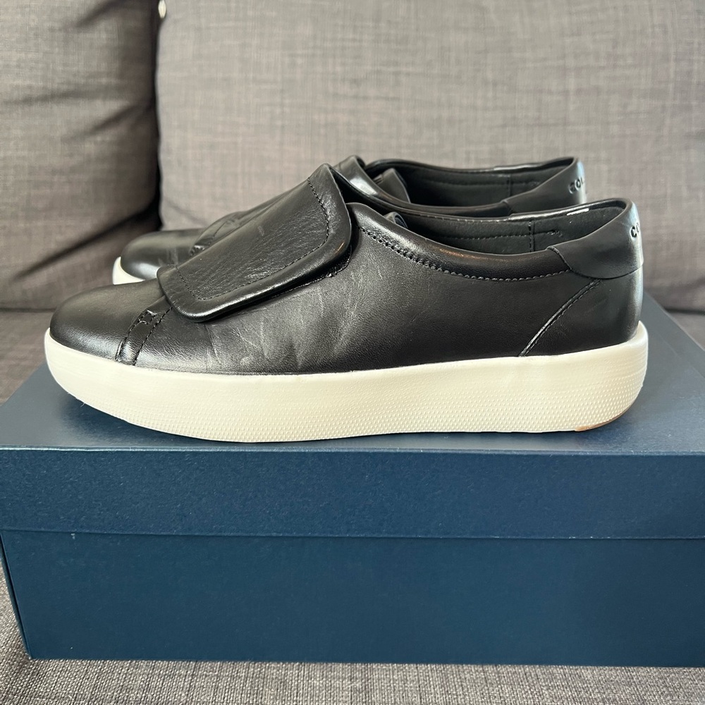 Cole Haan Grandpro Black Leather Oxfords